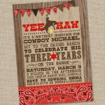 Western Party Invitation Wording Ideas