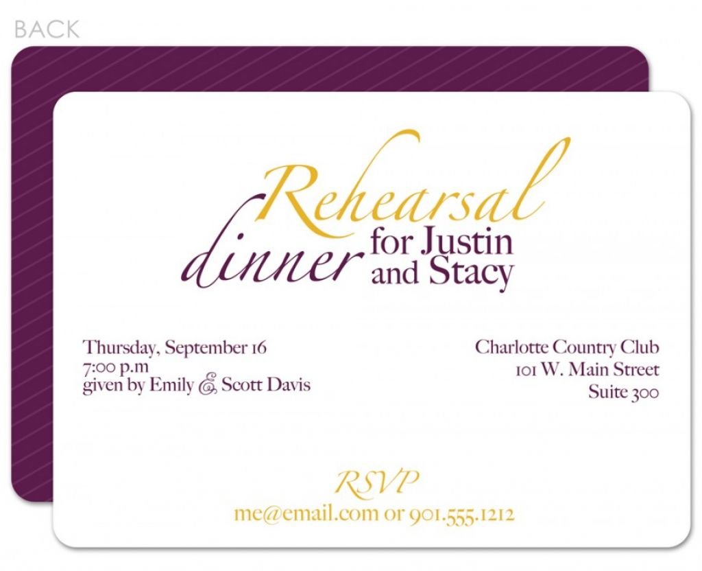 Western Wedding Rehearsal Dinner Invitations