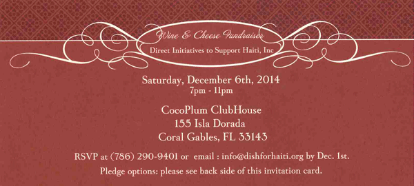 Wine And Cheese Fundraiser Invitation