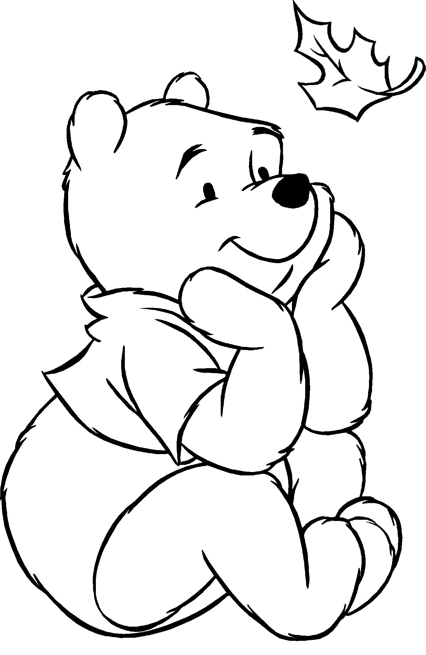 Winnie The Pooh Coloring Pages Birthday