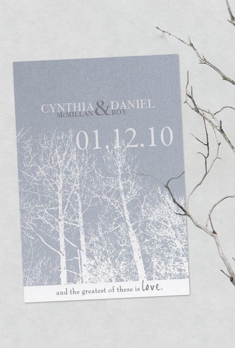 Winter Wedding Invitations