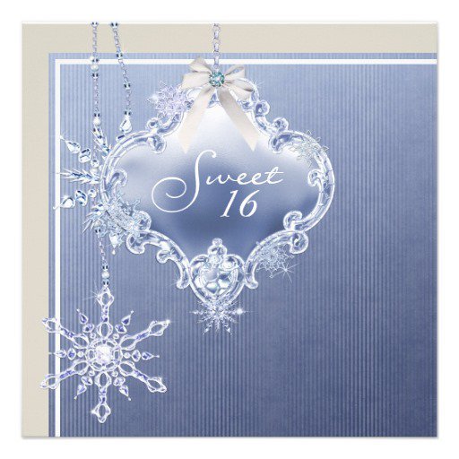 Winter Wonderland Prom Invitations
