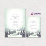Winter Wedding Invitation Templates