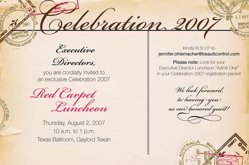 Work Invitation Flyer