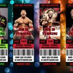 Wwe Birthday Invitations Printable