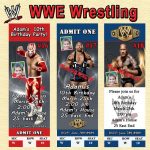 Wwe Custom Invitations