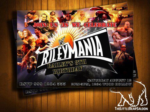 Wwe Wrestling Invitations Free