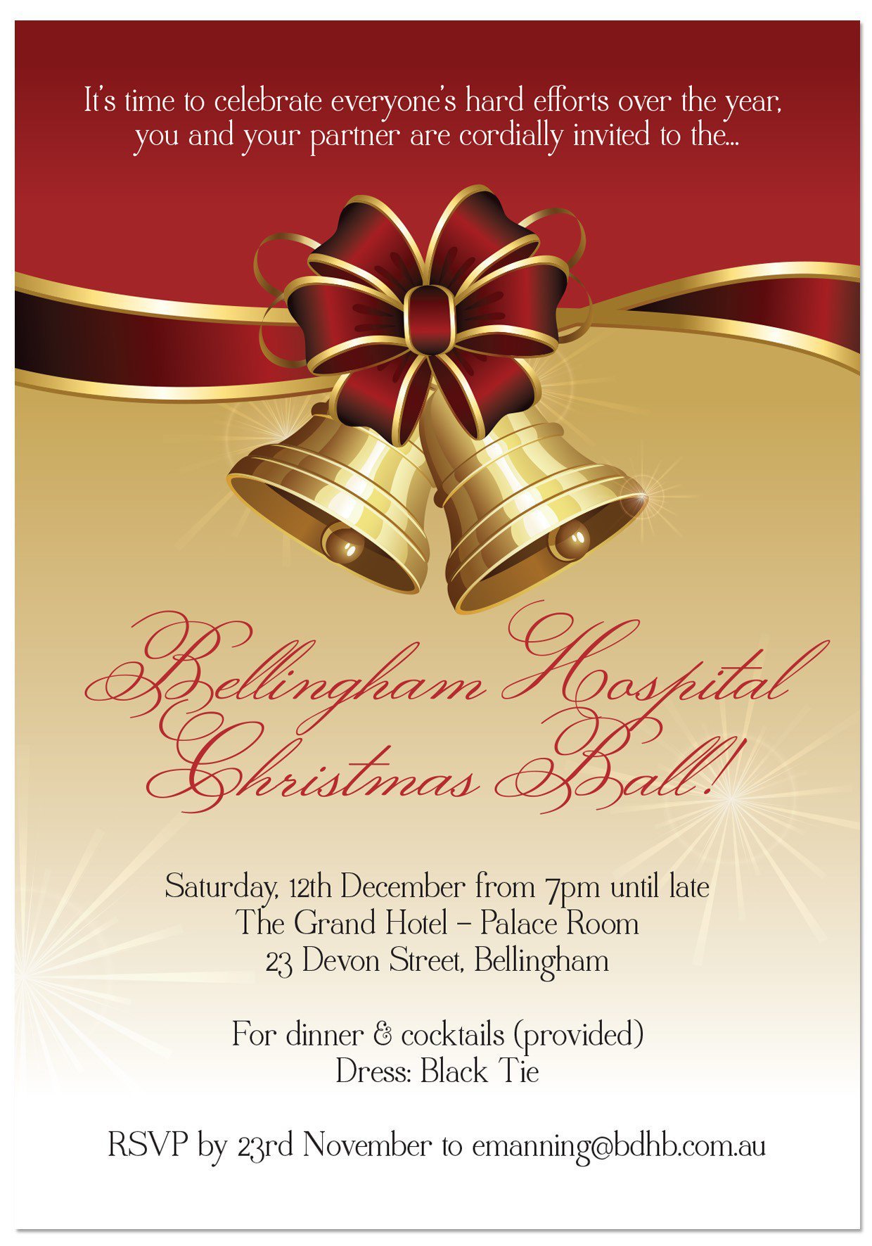 Xmas Invitations Wording