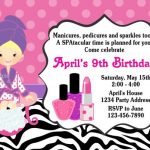 Zebra Birthday Invitations