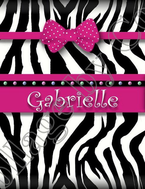 Zebra Print Peace Sign Wall Decor